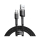 BASEUS Kabel USB - USB-C Cafule 3A 1m szaro - czarny CATKLF-BG1 - 1266439 - zdjęcie